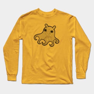 Super Cute Dumbo Octopus Ink Art Drawing Long Sleeve T-Shirt